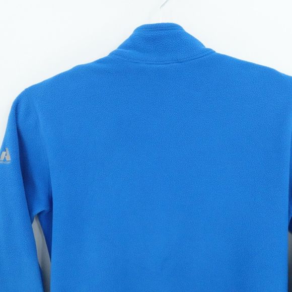 Eddie Bauer First Ascent jacket Mens Medium Blue Polartec Fleece Hiking Outdoors - Picture 12 of 16
